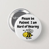 辛抱強く聞いて懸命 缶バッジ (正面&裏面)