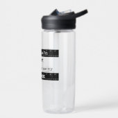 辛抱強さ ウォーターボトル (左面)