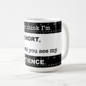 辛抱強さ コーヒーマグカップ (正面右)