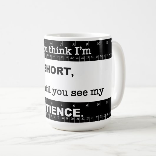 辛抱強さ コーヒーマグカップ (正面右)