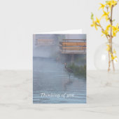 辛抱強考えるく君のカード カード (黄色い花)