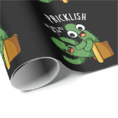 辛辣なおもしろいサボテン・プンス・ダークBG ラッピングペーパー (ロールコーナー)