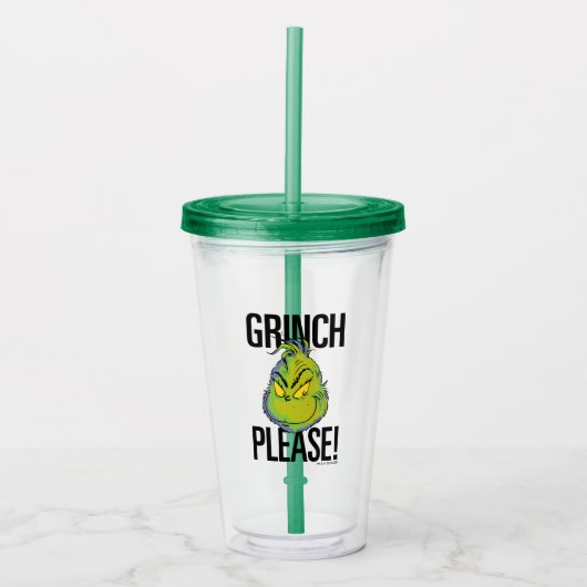 辛辣なグリンチ | おもしろグリンチの引用句 アクリルタンブラー (正面)