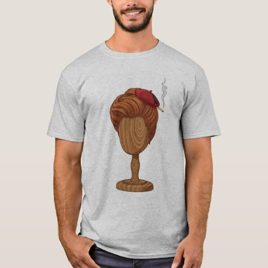 辛辣なフランス人ウィッグ女優 Tシャツ (正面)