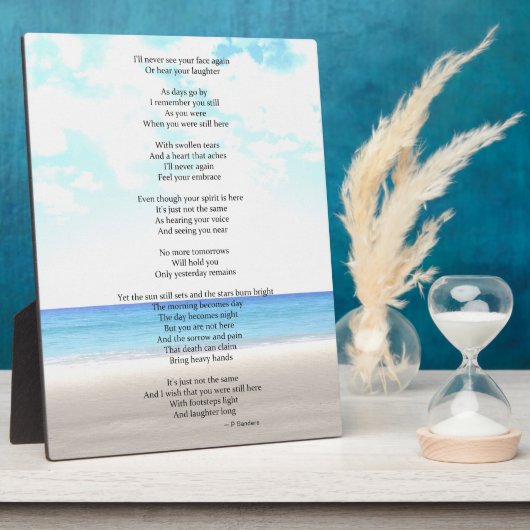 辞世の句 フォトプラーク (側面)