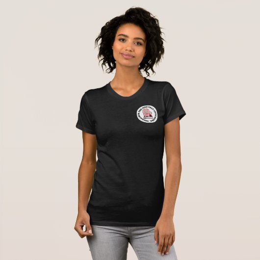 辞典: 読本を愛する恐竜 Tシャツ (正面フル)