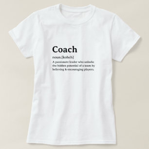 辞書おもしろい定義コーチ Tシャツ