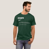 辞書おもしろい定義ファーザデイギフト Tシャツ (正面フル)