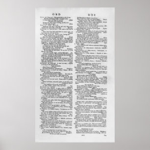 辞書からのページ ポスター