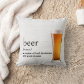 辞書のビール定義 クッション (ブランケット)