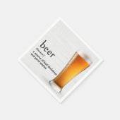 辞書のビール定義 スタンダードカクテルナプキン (角)