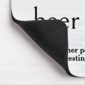 辞書のビール定義 マウスパッド (コーナー)