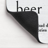 辞書のビール定義 マウスパッド (コーナー)