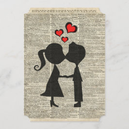 辞書のページに描かれた愛のイラスト