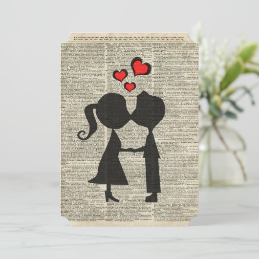 辞書のページに描かれた愛のイラスト (スタンド正面)