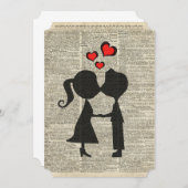 辞書のページに描かれた愛のイラスト (正面/裏面)