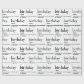 辞書の意味誕生日 ラッピングペーパー (フラット)