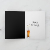 辞書の誕生日用ビール定義 カード (内部)