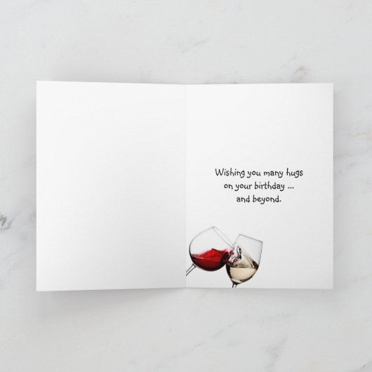 辞書の誕生日用WINEの定義 カード (内部)