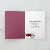 辞書の誕生日用WINEの定義 カード (内部)