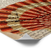 辞書プリントアートコースタルシーシェルライトハウス ポスター (角)