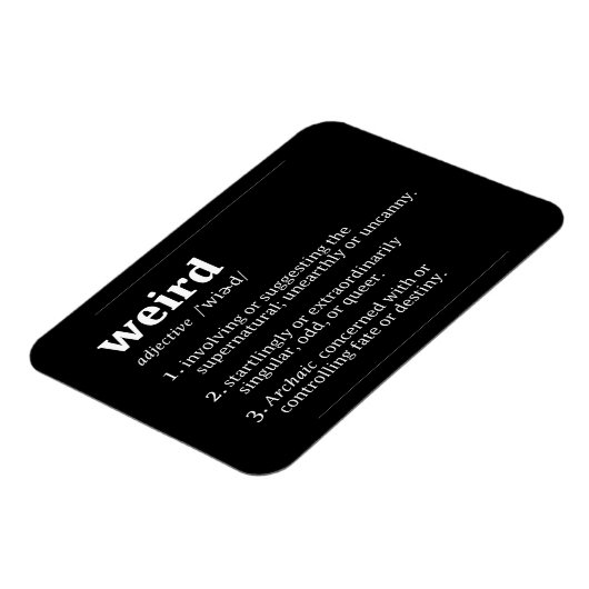 辞書風変わり定義 |フレックスゴシックマグネット マグネット (左側)