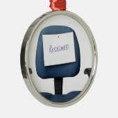 辞職される メタルオーナメント (右)