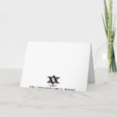 辰年の2012年の書道 シーズンカード (裏面)