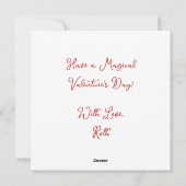 辰年バレンタインデーまたはすべての行事 シーズンカード (裏面)