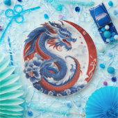 辰年パーティー紙プレート! ペーパープレート (パーティー)