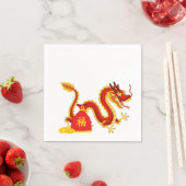 辰年マンガレッドサックナプキンズ スタンダードカクテルナプキン (インサイチュ)