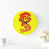 辰年ラウンドウォールクロック ラージ壁時計 (ホーム)