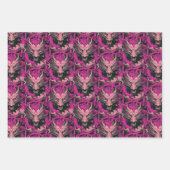 辰年中国のドラゴ数々のンズ色の ラッピングペーパーシート (正面2)