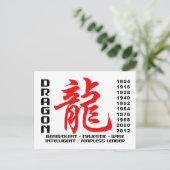 辰年特性 シーズンポストカード (スタンド正面)