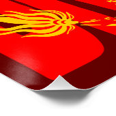 辰年赤金ゴールド ポスター (コーナー)