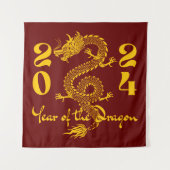 辰年金ゴールド タペストリー (正面)