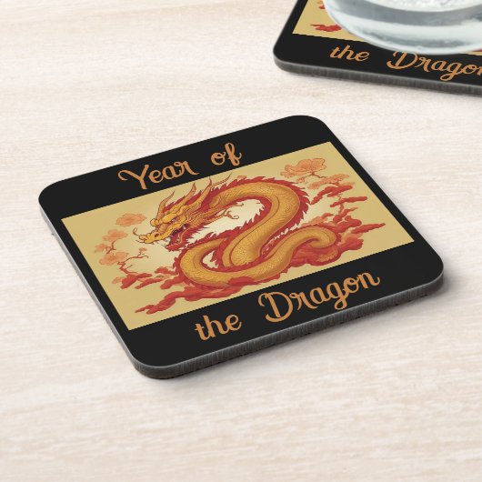 辰年飲料用コースター コースター (左側)