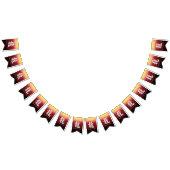 辰年龍赤金ゴールド中国の新年 バンティングフラッグ (全)