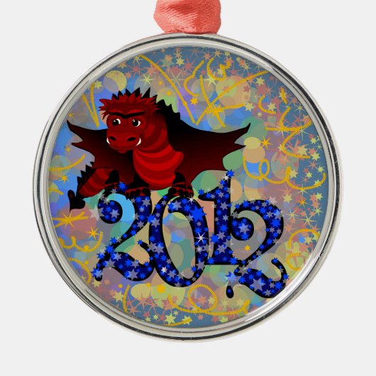 辰年2012年 メタルオーナメント (正面)