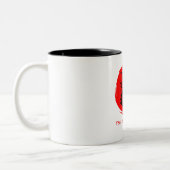 辰年2024の赤月 ツートーンマグカップ (左)