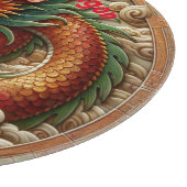 '辰年2024'セラミッ伝統的クタイル カッティングボード (角)