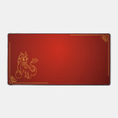 辰年2024中国の〔占星術の〕十二宮図 デスクマット (正面)