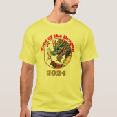 辰年2024月〔占星術の〕十二宮図標識 Tシャツ (正面)