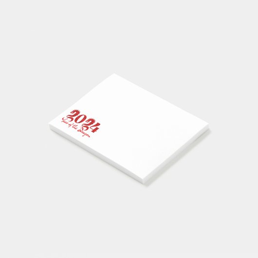 辰年2024赤 ポストイット (アングル)