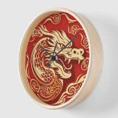 辰年2024 中国の年旧暦2024 壁時計 (傾斜)