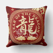 辰年20 |中国の〔占星術の〕十二宮図 クッション (裏面)