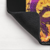 辰年、アジア人、中国語、神話上のドラゴン マウスパッド (コーナー)