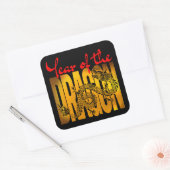 辰年 スクエアシール (封筒)