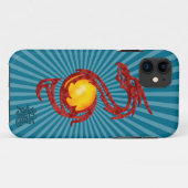 辰年 メタリックレッド Case-Mate iPhoneケース (裏面(横))