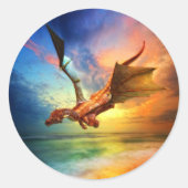 辰年 ラウンドシール (正面)